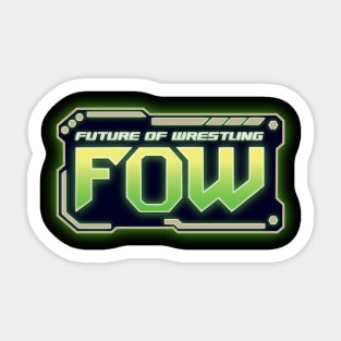 Future Of Wrestling Logo Sticker